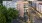 aerial view of buildings and a street dividing it