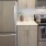a kitchen with stainless steel appliances